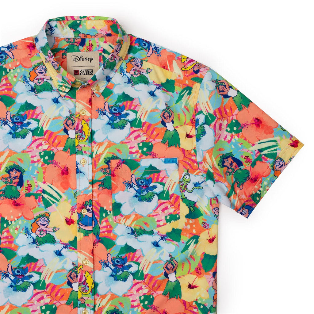 RSVLTS Let’s Dance KUNUFLEX Short Sleeve Shirt — front view