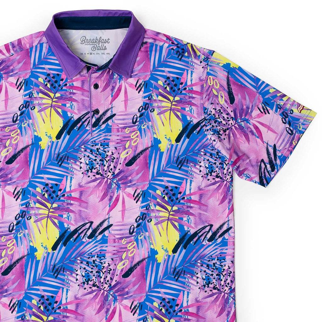 RSVLTS Plum Lake All-Day Polo in Purple — detail 5
