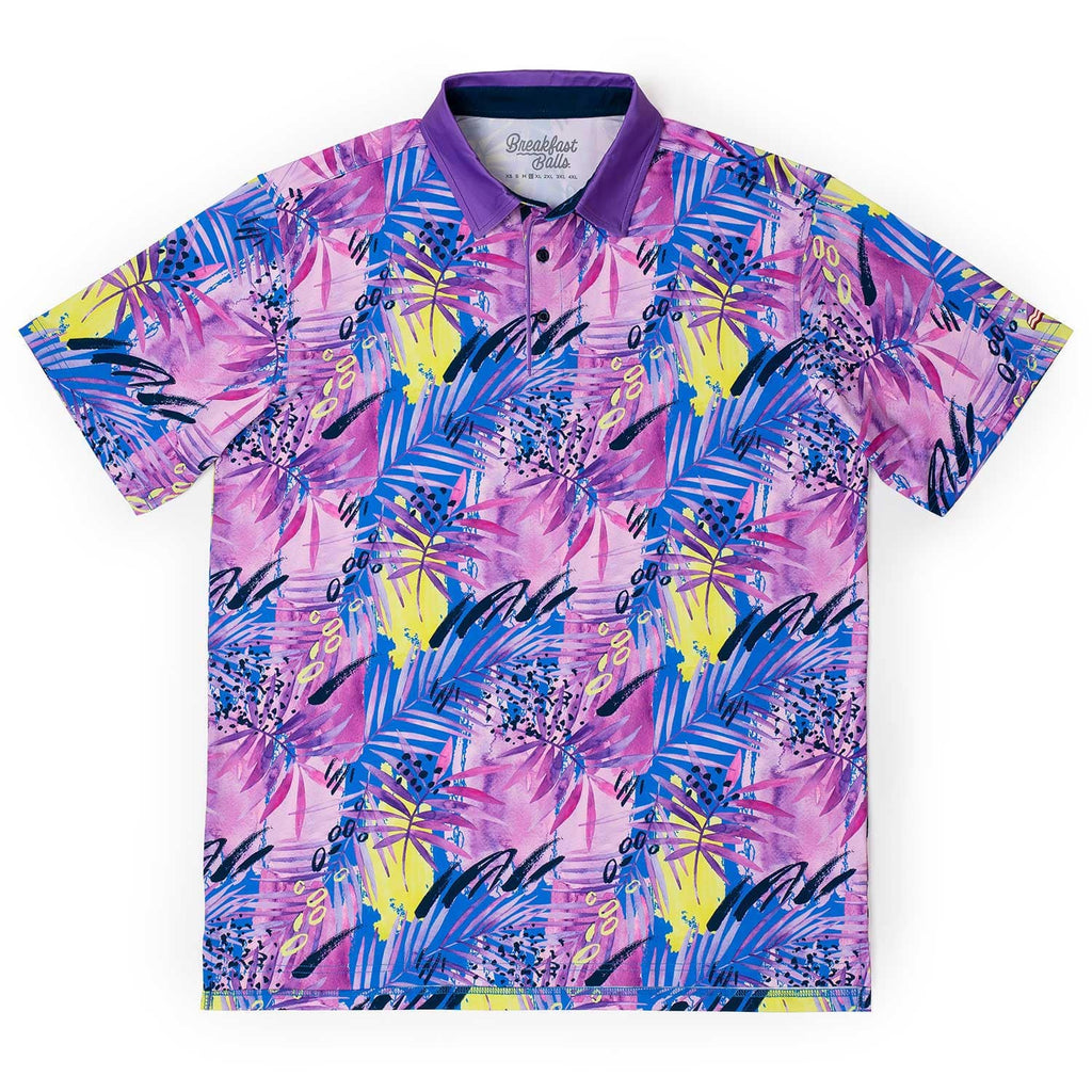 RSVLTS Plum Lake All-Day Polo in Purple — detail 3