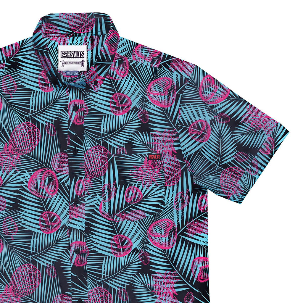 RSVLTS Miami Vice KUNUFLEX Short Sleeve Shirt — detail 3