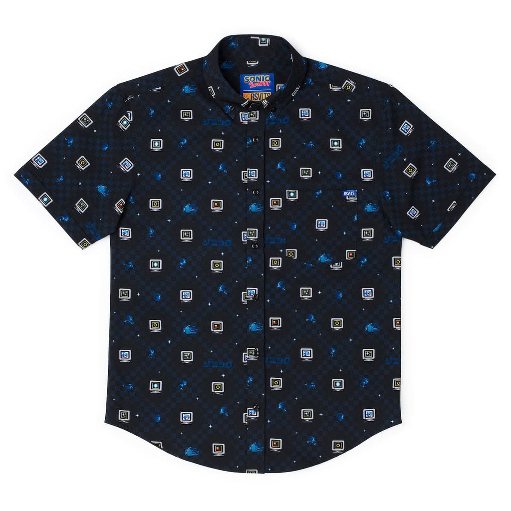 RSVLTS Power-Up KUNUFLEX Short Sleeve Shirt in Black — detail 10