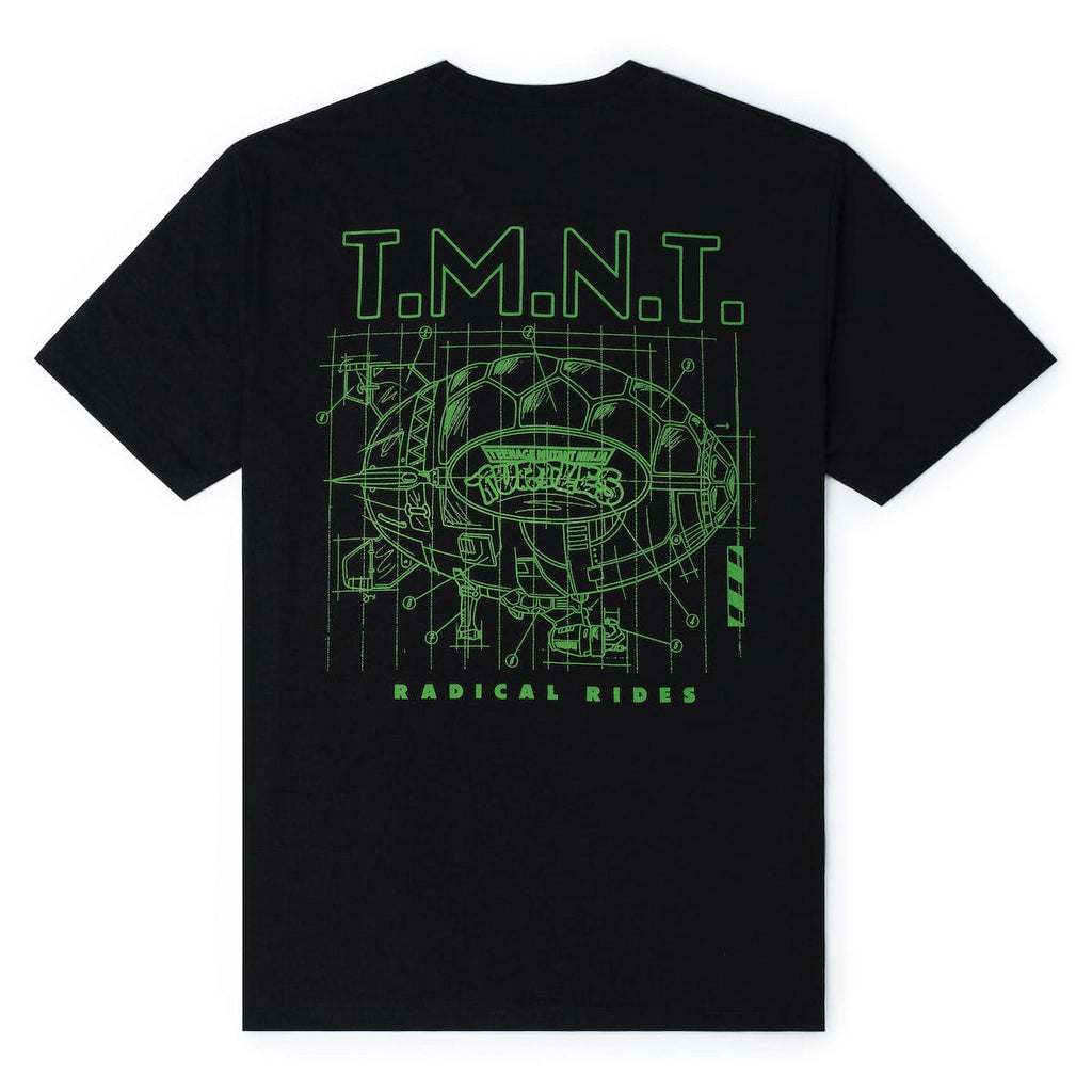 RSVLTS Turtle Blimp Crewneck Tee in Black — detail 3