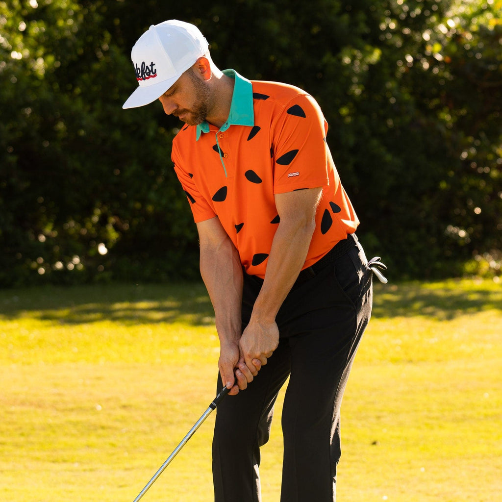 RSVLTS Flop Shot Freddy All-Day Polo in Orange — detail 13
