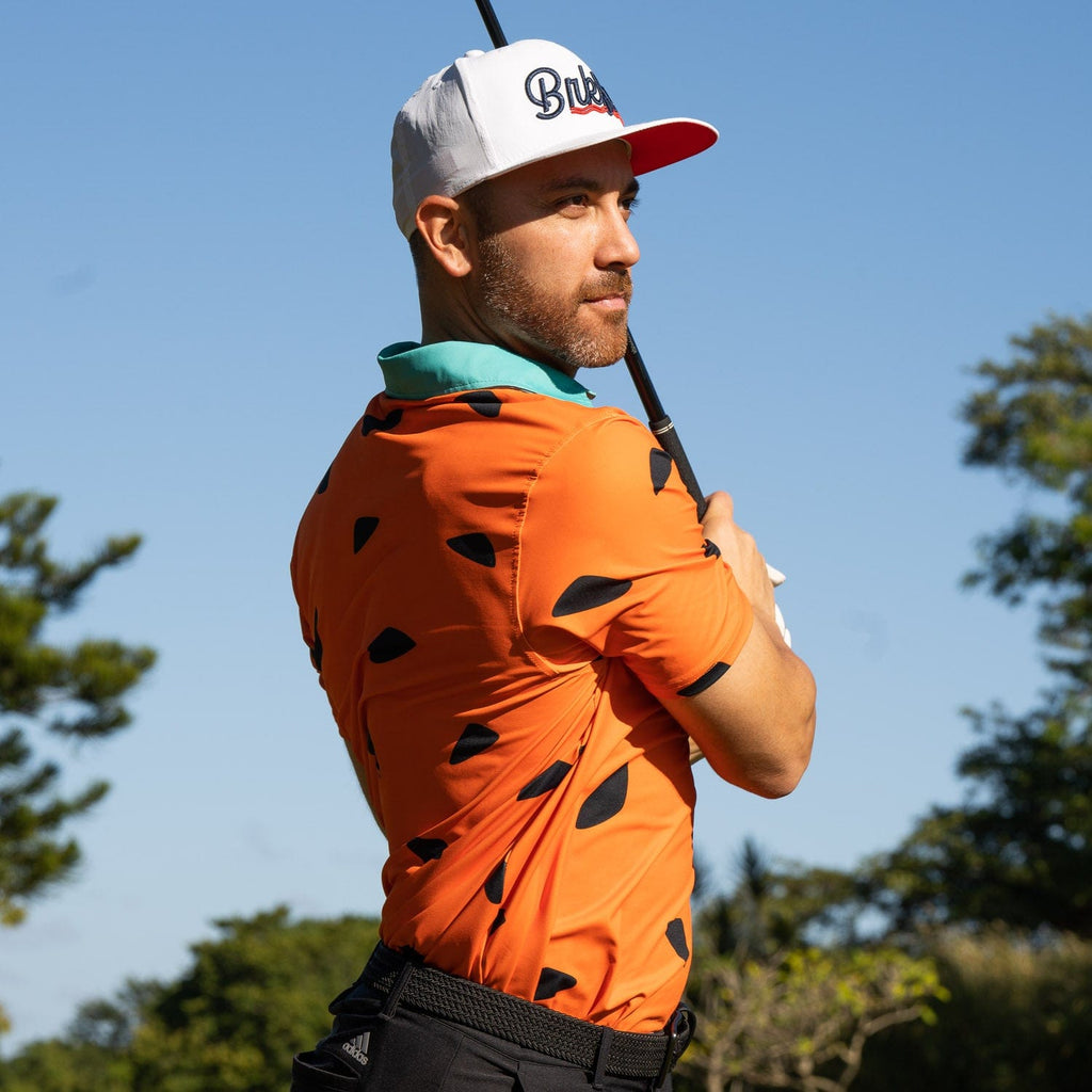RSVLTS Flop Shot Freddy All-Day Polo in Orange — detail 11
