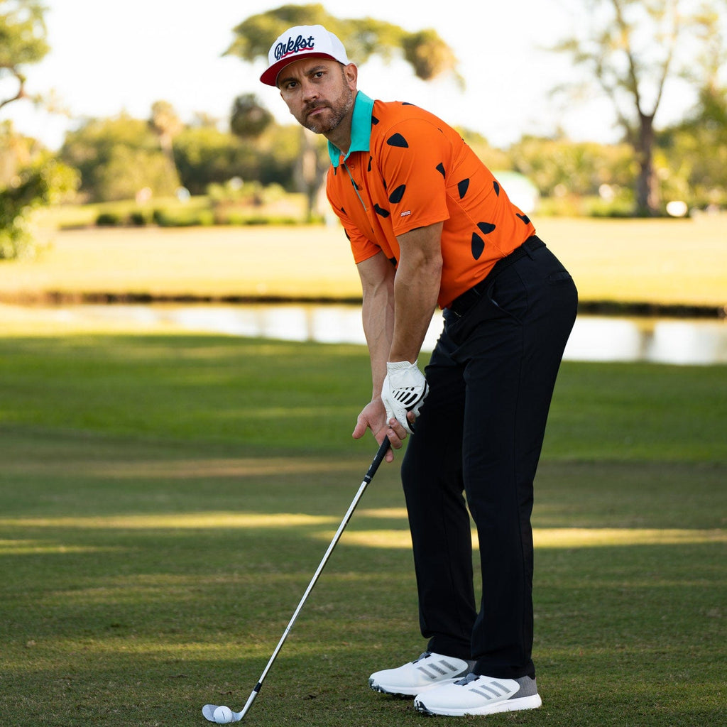 RSVLTS Flop Shot Freddy All-Day Polo in Orange — detail 10