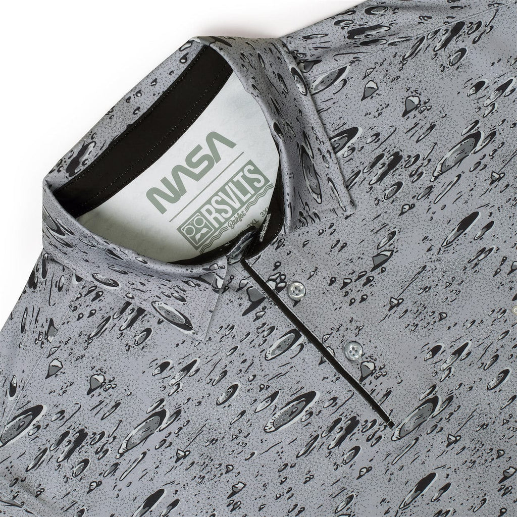 RSVLTS Moonshot All-Day Polo in Gray — detail 3