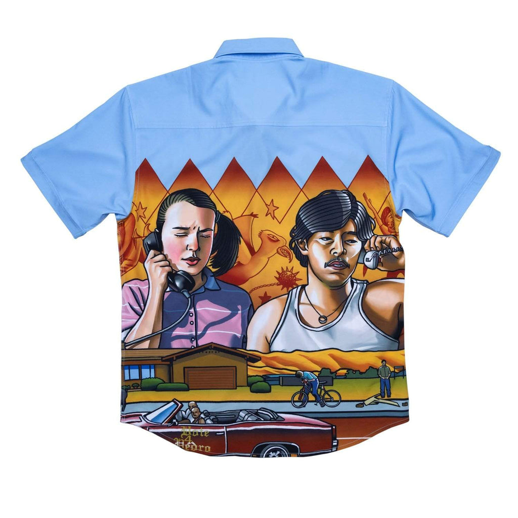 RSVLTS Gettin’ Pretty Serious KUNUFLEX Short Sleeve Shirt in Multicolor — detail 2