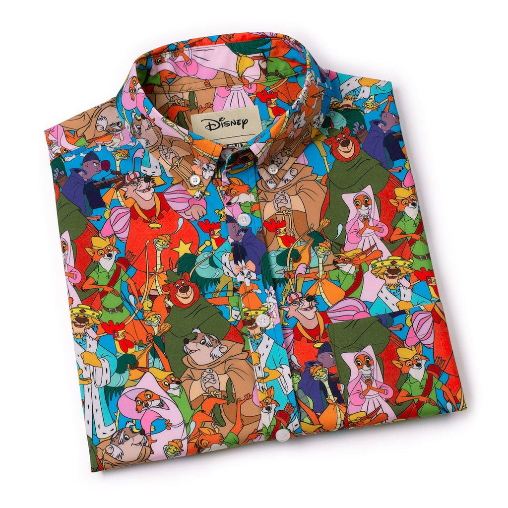 RSVLTS Welcome to Nottingham KUNUFLEX Short Sleeve Shirt in Multicolor — detail 13