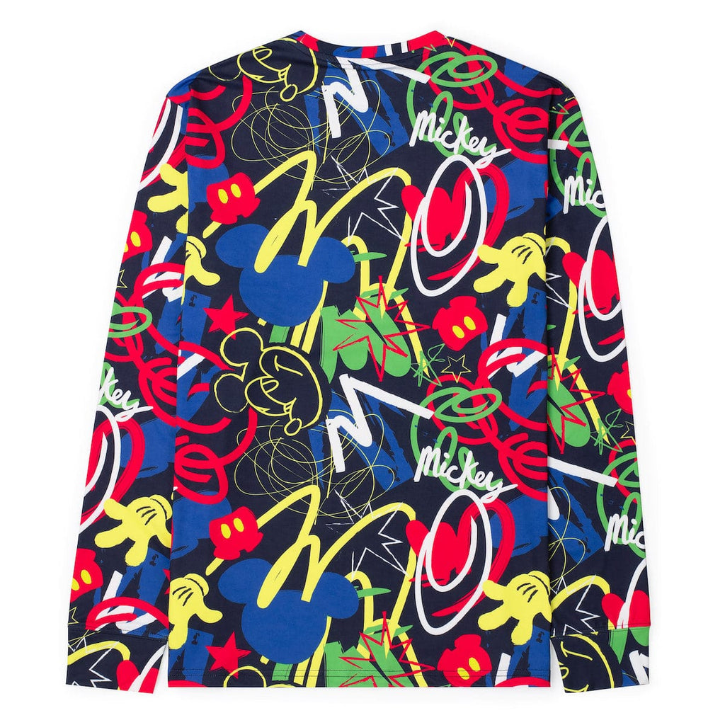 RSVLTS Outside the Lines Long Sleeve Performance Tee in Multicolor — detail 4