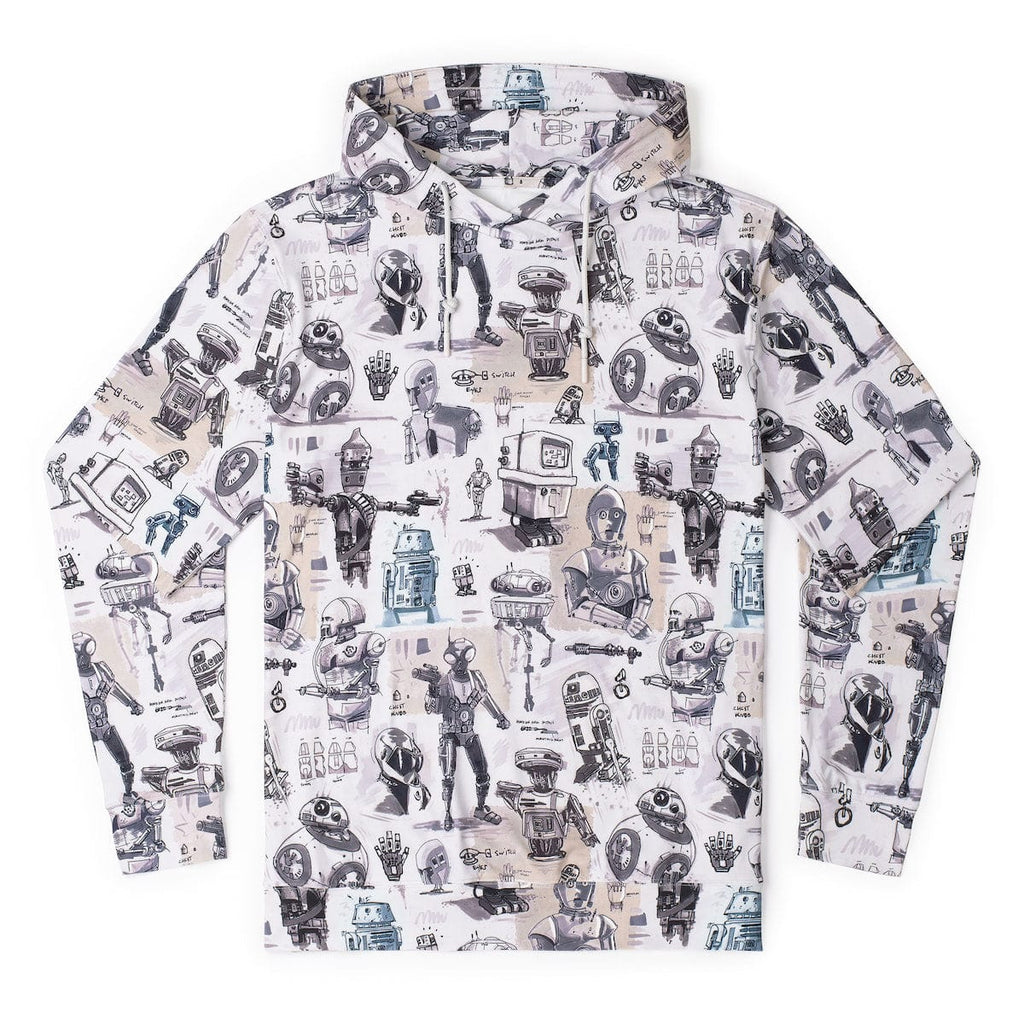 RSVLTS Droid Drawings Performance Hoodie — front view