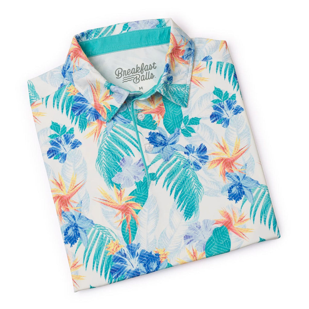 RSVLTS Birdies of Paradise All-Day Polo in Multicolor — detail 9