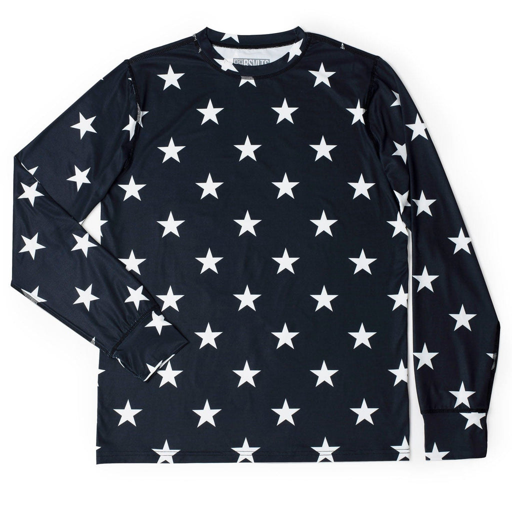 RSVLTS Hubble Crewneck Tee in Blue — front view