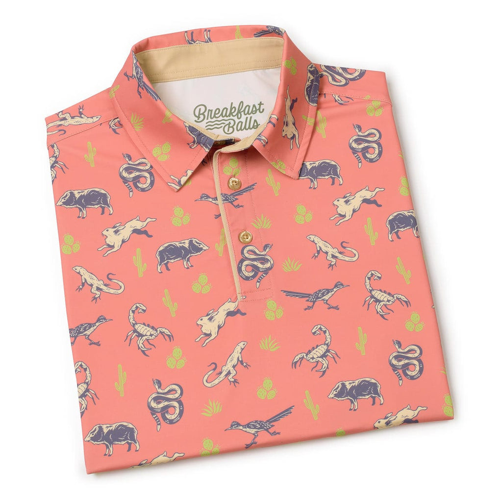 RSVLTS Desert Dwellers All-Day Polo in Pink — detail 8