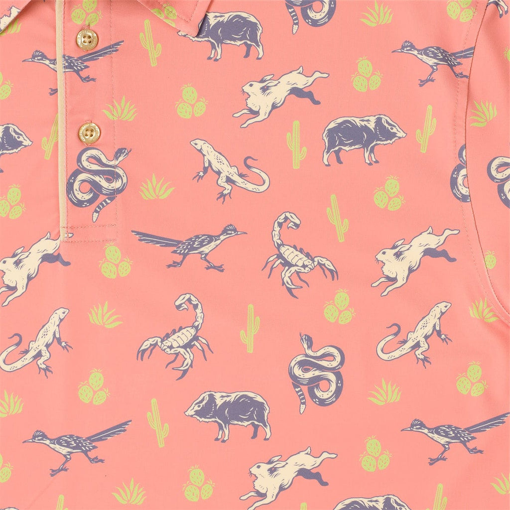 RSVLTS Desert Dwellers All-Day Polo in Pink — detail 5