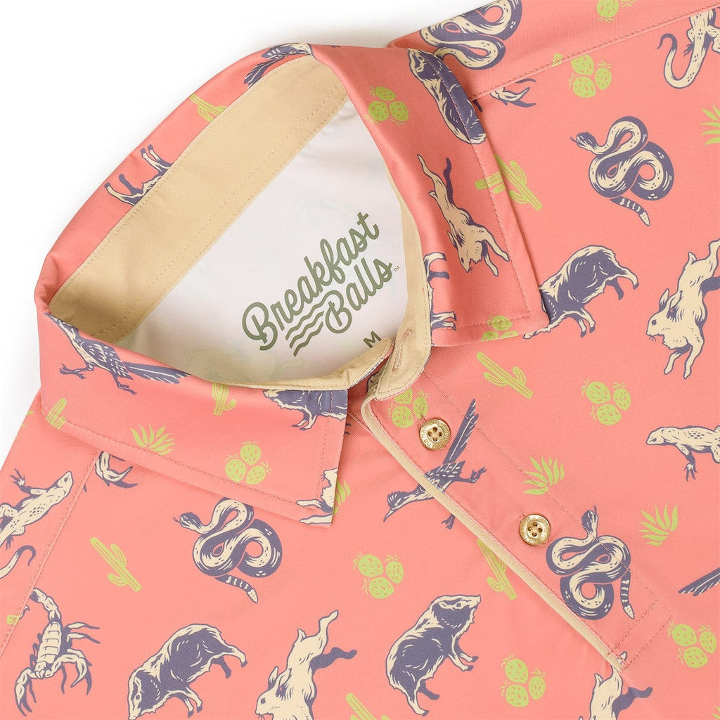 RSVLTS Desert Dwellers All-Day Polo in Pink — detail 6