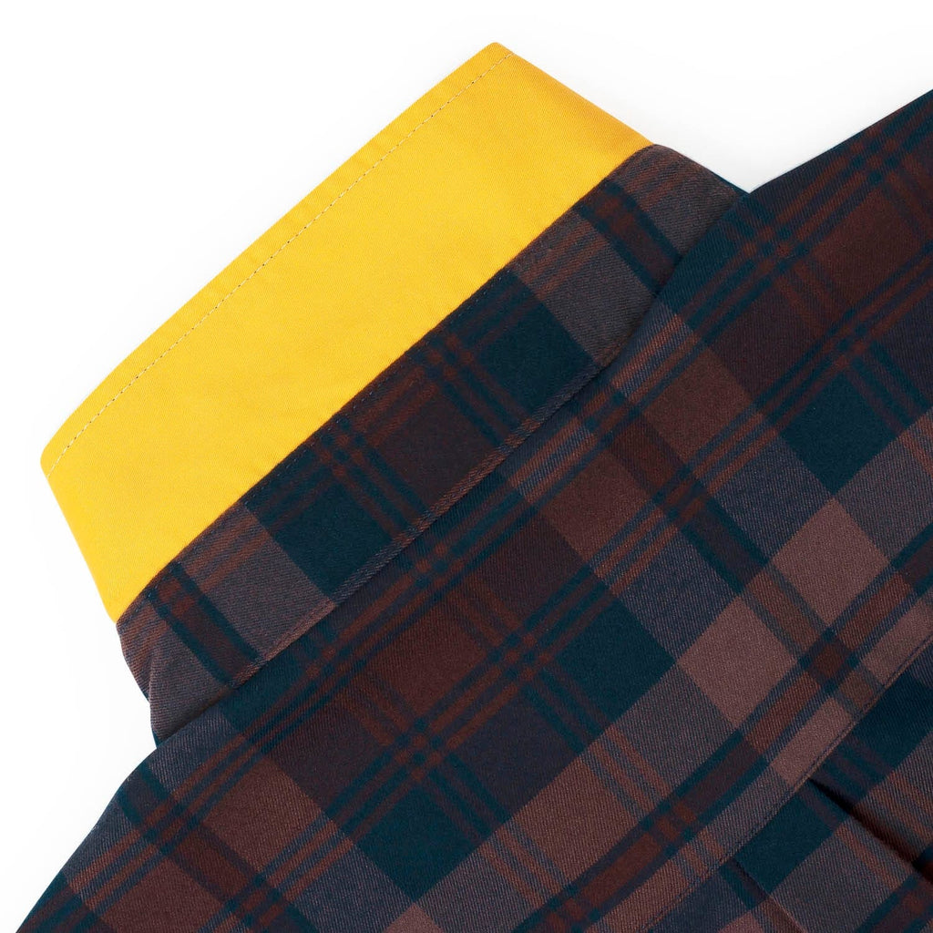 RSVLTS Cowboys & Dreamers BorlandFlex Long Sleeve Flannel in Purple — detail 8
