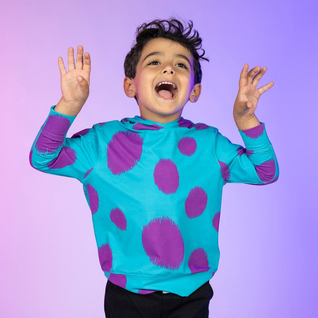 RSVLTS Sulley Preschool Performance Hoodie in Blue — front view