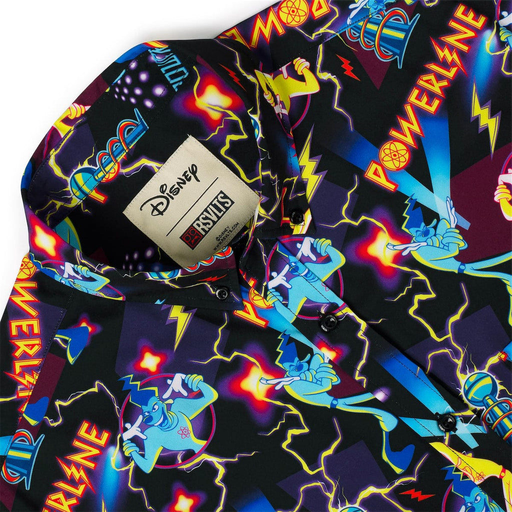 RSVLTS Powerline KUNUFLEX Short Sleeve Shirt in Black — detail 8