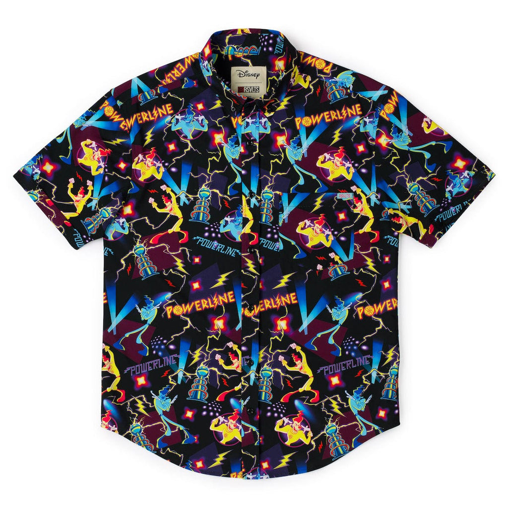 RSVLTS Powerline KUNUFLEX Short Sleeve Shirt in Black — detail 6