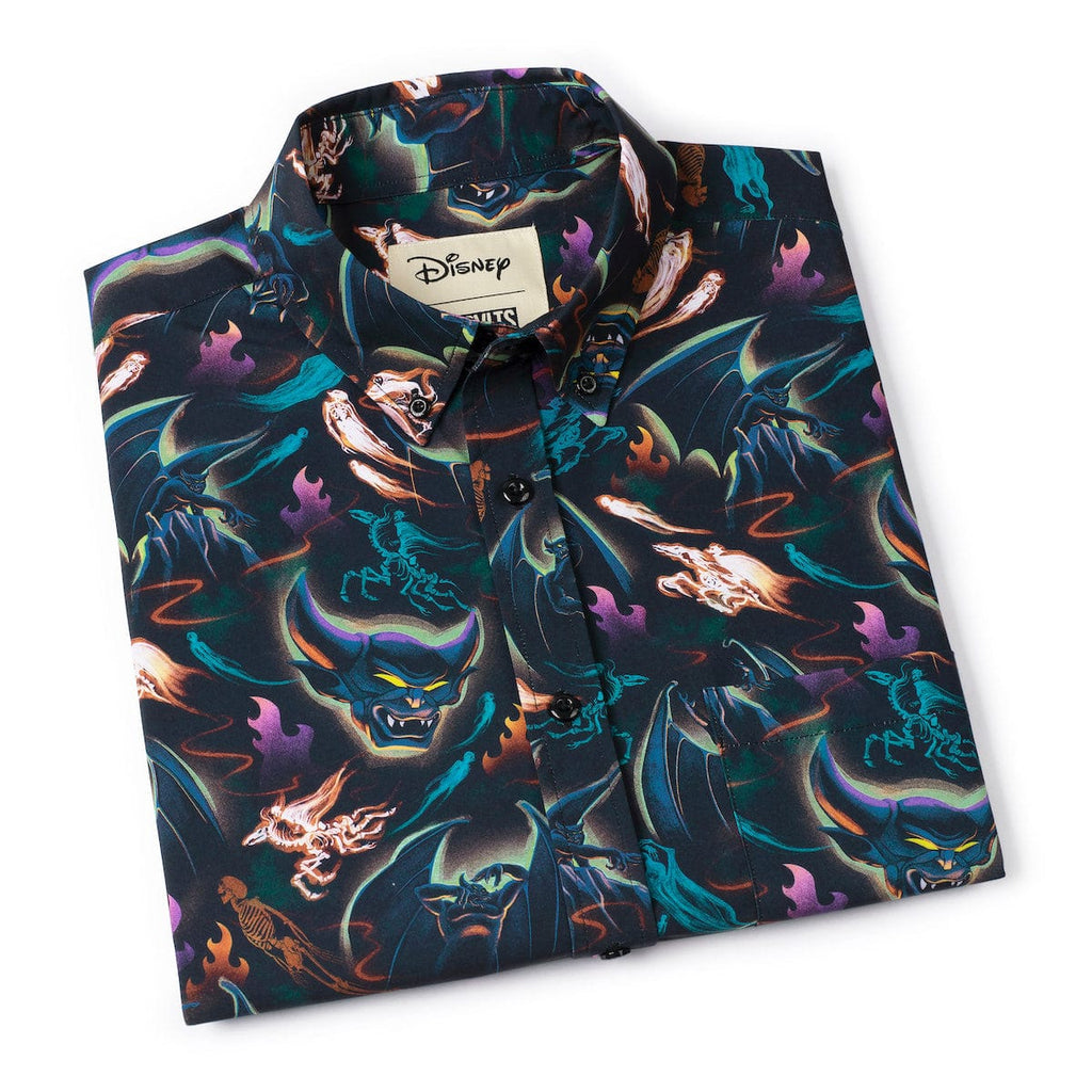 RSVLTS Fright on Bald Mountain KUNUFLEX Short Sleeve Shirt in Multicolor — detail 13