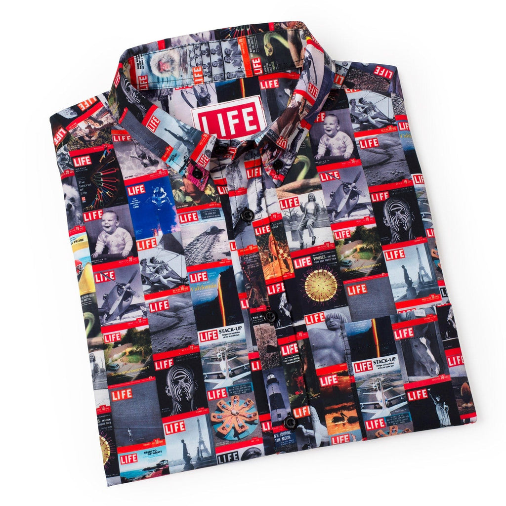 RSVLTS Got You Covered KUNUFLEX Short Sleeve Shirt in Multicolor — detail 8