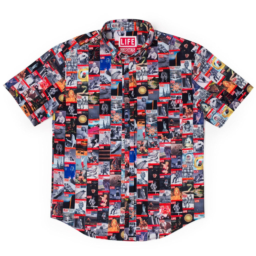 RSVLTS Got You Covered KUNUFLEX Short Sleeve Shirt in Multicolor — detail 3