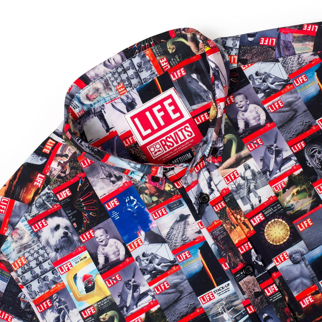 RSVLTS Got You Covered KUNUFLEX Short Sleeve Shirt in Multicolor — detail 5