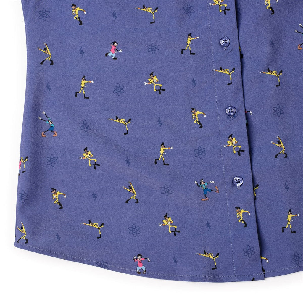 RSVLTS The Perfect Cast Women's KUNUFLEX Short Sleeve Shirt in Purple — detail 8