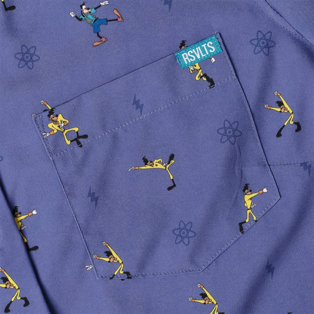 RSVLTS The Perfect Cast Women's KUNUFLEX Short Sleeve Shirt in Purple — detail 5