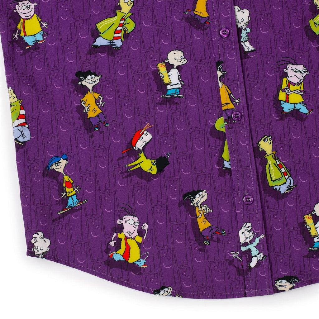 RSVLTS The Eds n Friends KUNUFLEX Short Sleeve Shirt in Purple — detail 9