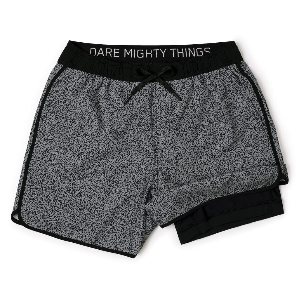 RSVLTS Gravel V2 Lined Training Shorts in Gray — front view