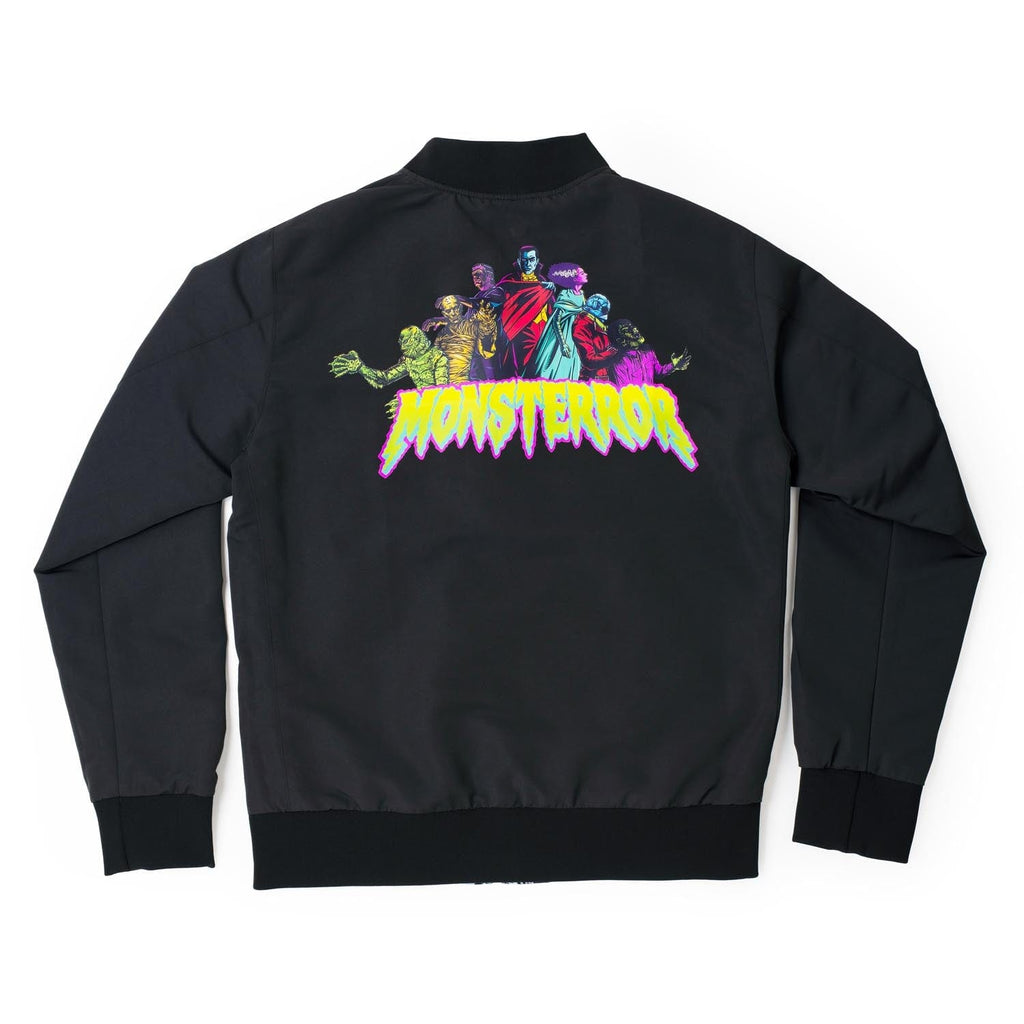 RSVLTS Monster Mashup Reversible Bomber Jacket in Black — detail 6