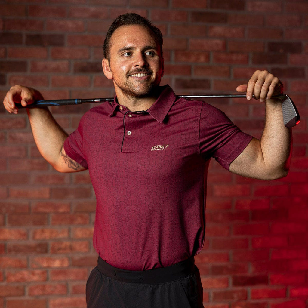 RSVLTS Stark Industries All-Day Polo in Brown — detail 4