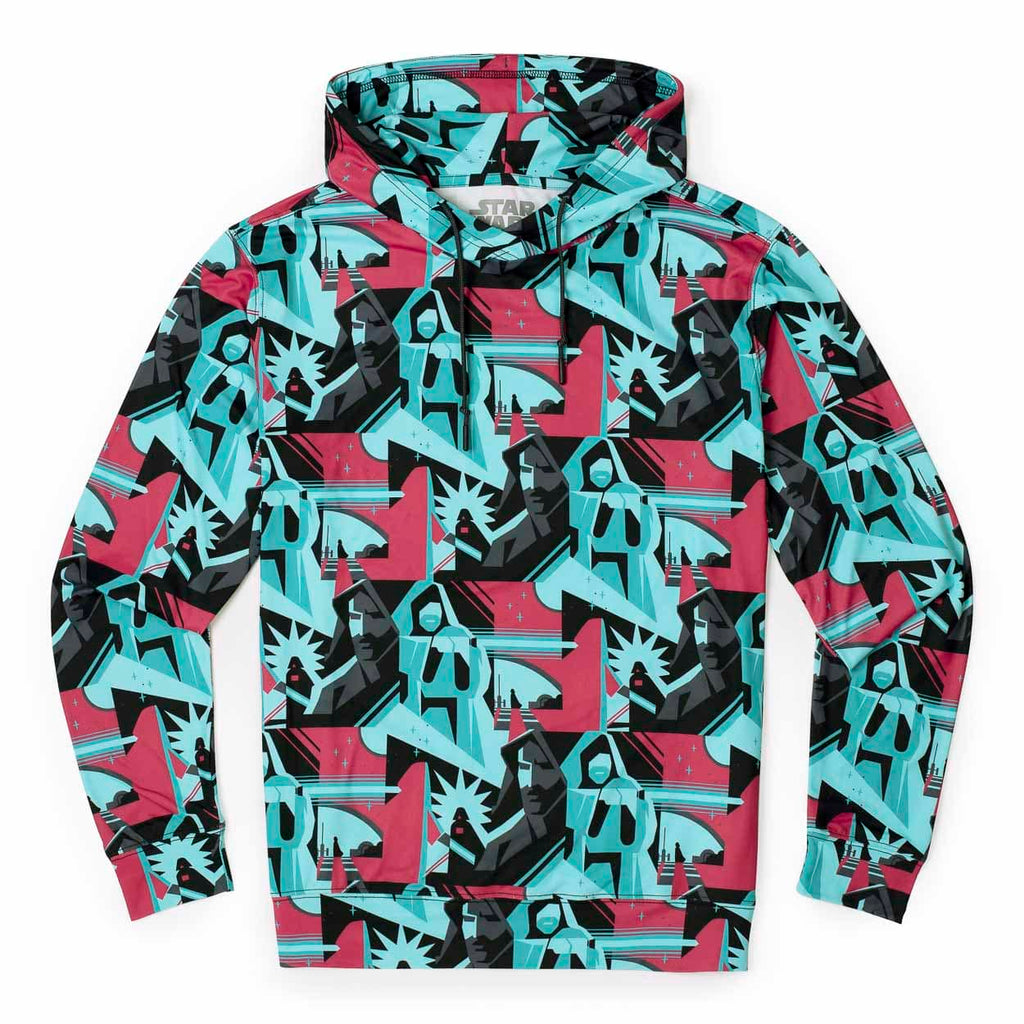 RSVLTS Tale of Two Jedi Performance Hoodie in Blue — front view