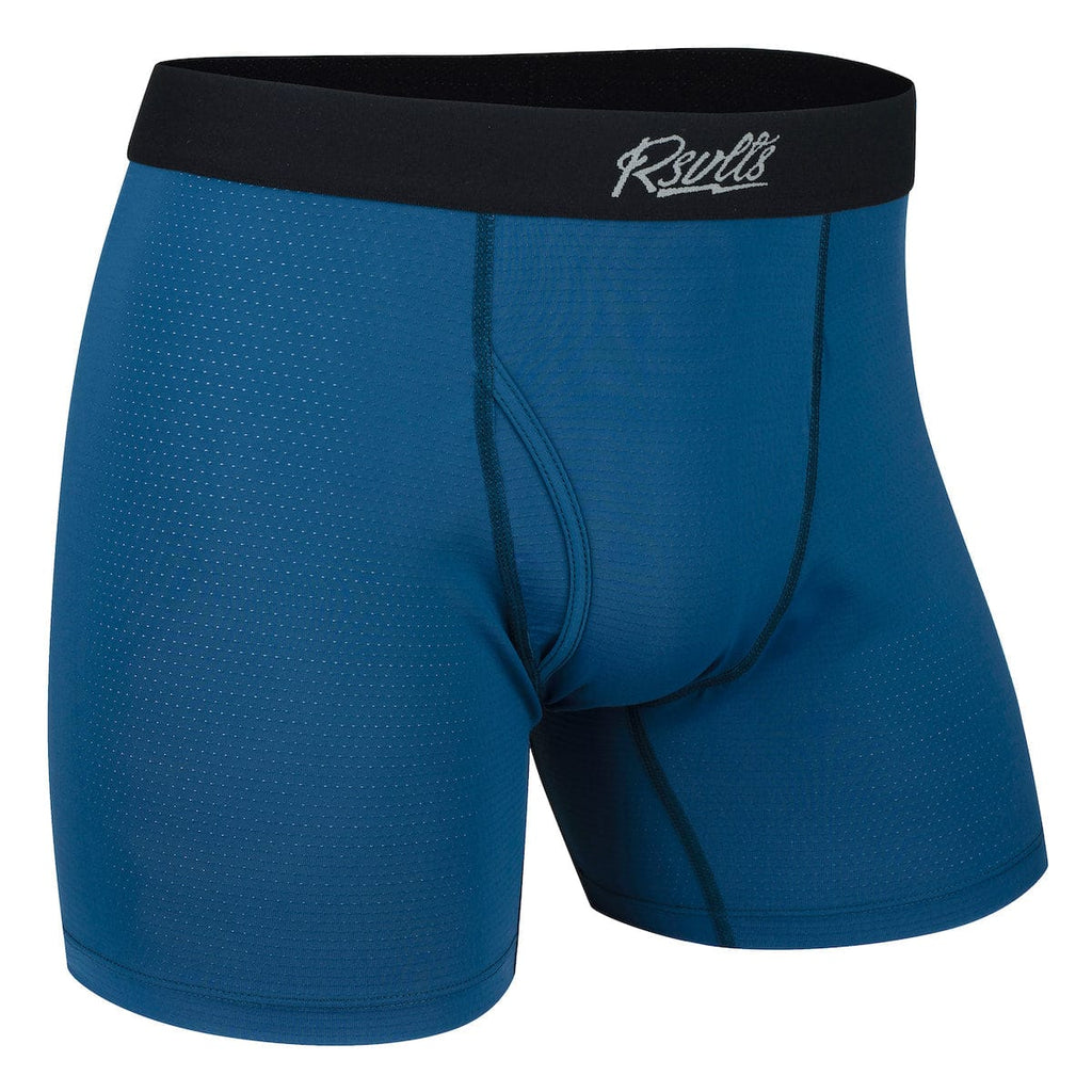 RSVLTS Navy Single-Pack Boxer Briefs in Blue — front view