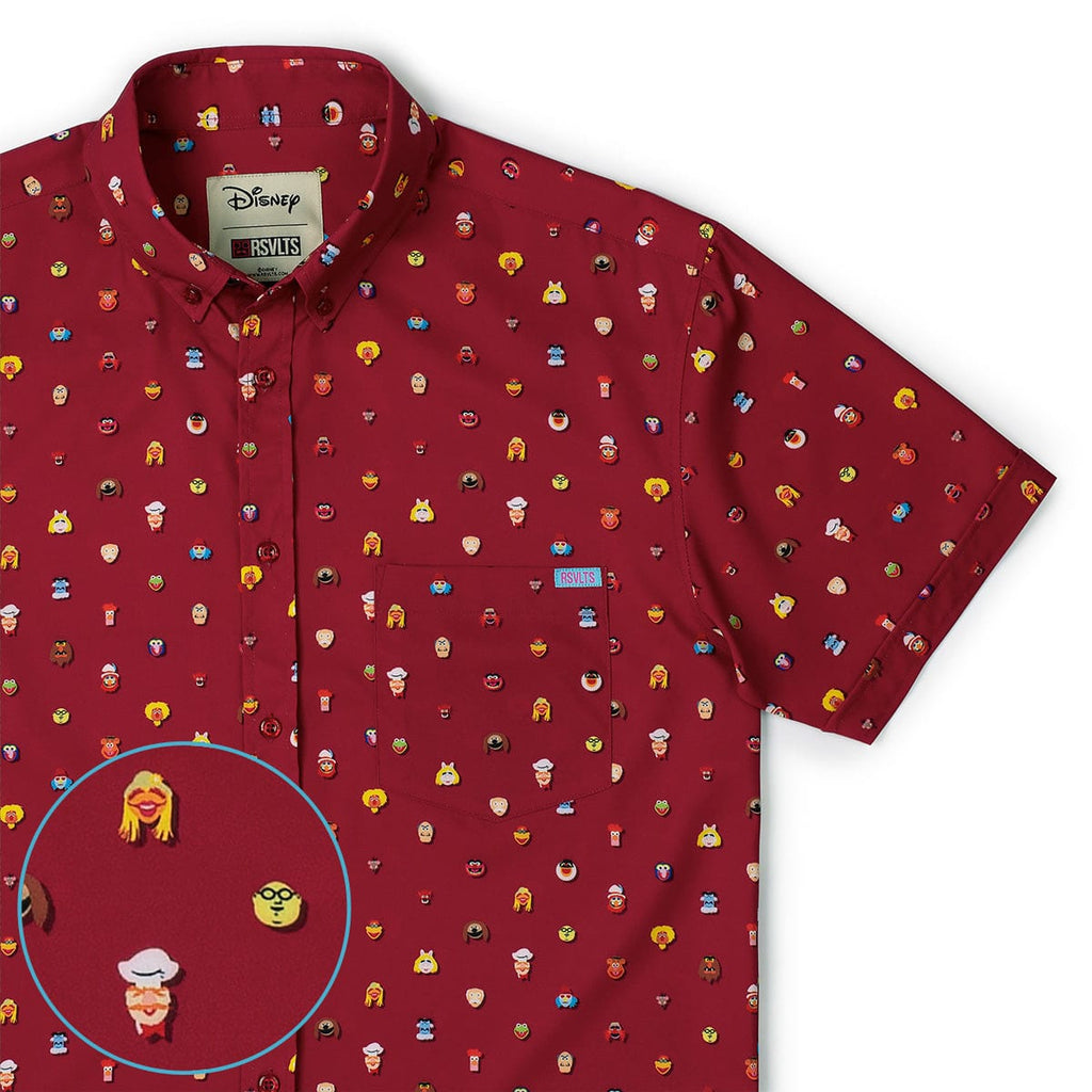 RSVLTS Lil Muppets KUNUFLEX Short Sleeve Shirt — front view