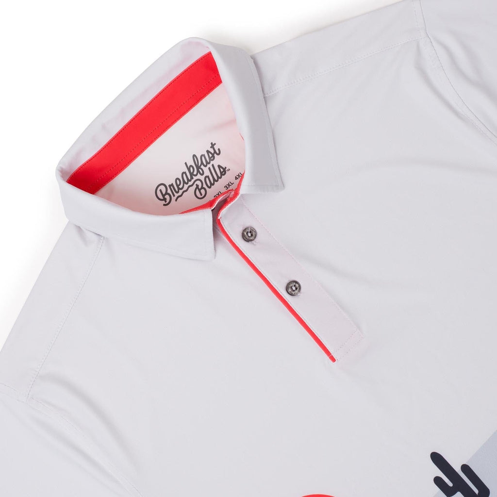 RSVLTS Desert Dusk All-Day Polo in White — detail 6