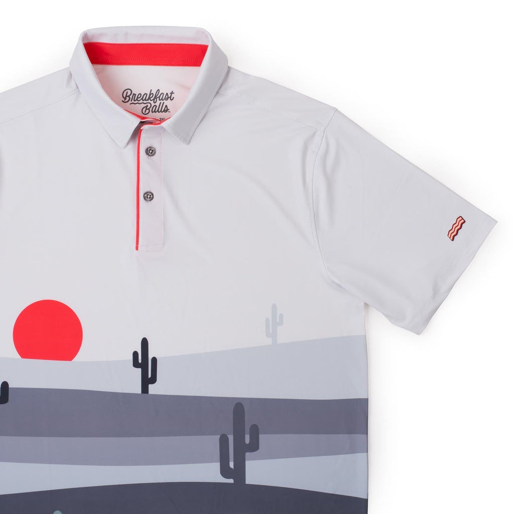 RSVLTS Desert Dusk All-Day Polo in White — detail 4