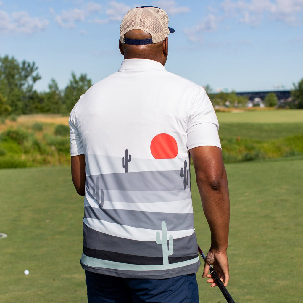 RSVLTS Desert Dusk All-Day Polo in White — detail 3