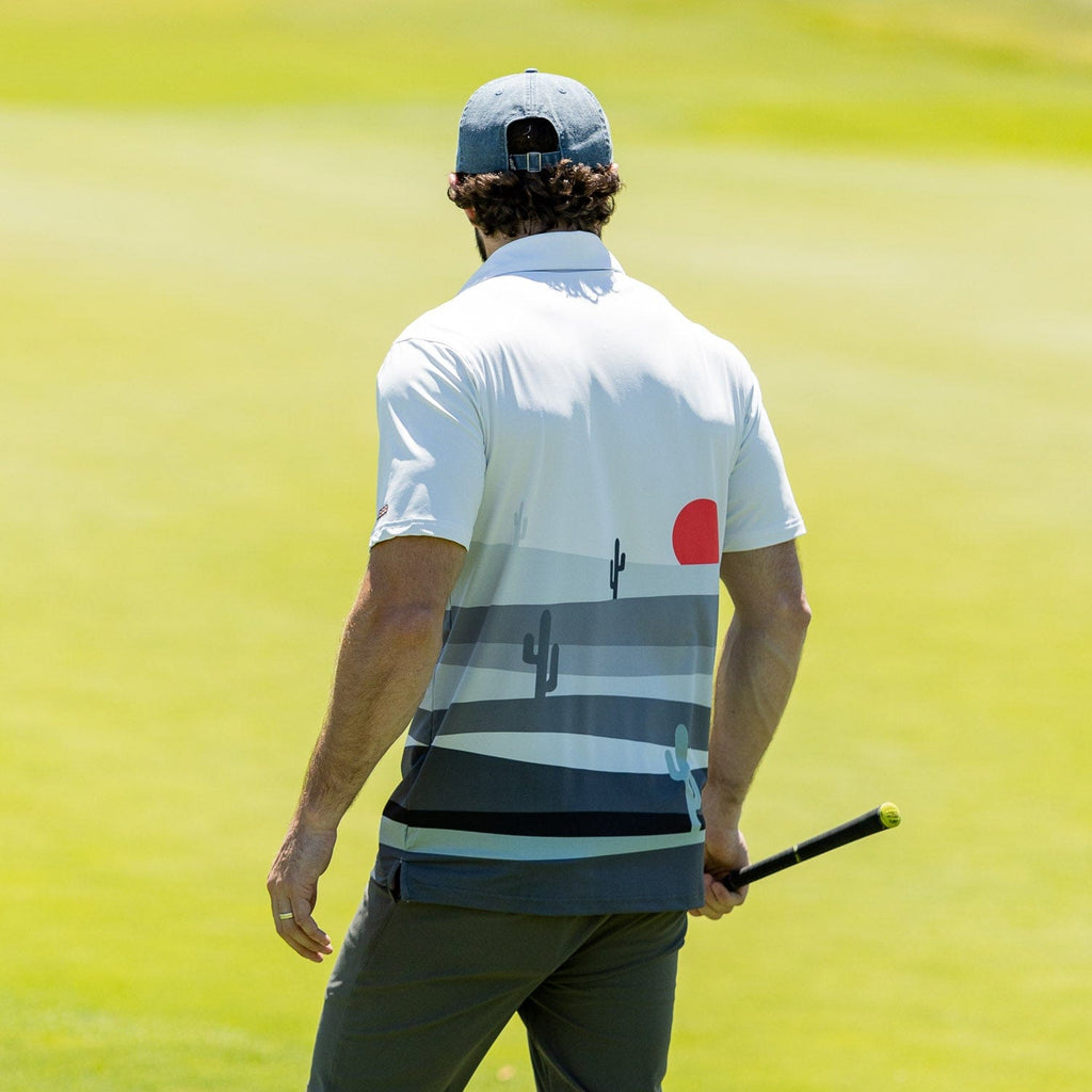 RSVLTS Desert Dusk All-Day Polo in White — detail 5