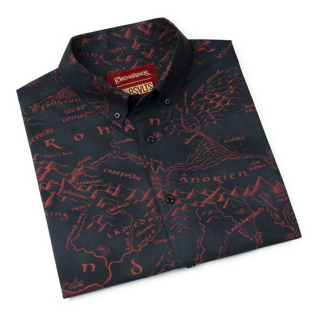 RSVLTS The World Is Changed KUNUFLEX Short Sleeve Shirt in Black — detail 9