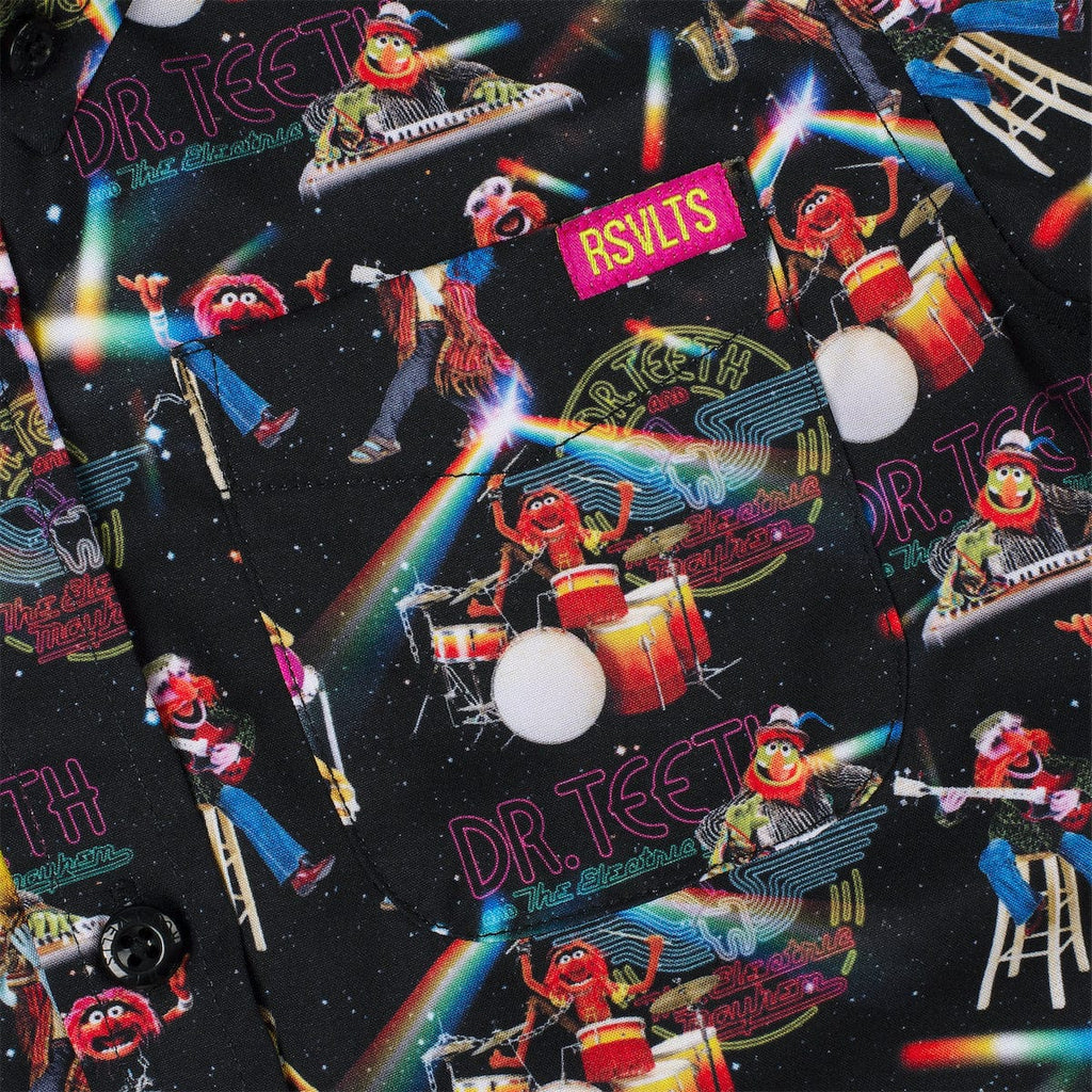 RSVLTS Muppet Music Mayhem Preschool KUNUFLEX Short Sleeve Shirt in Black — detail 3
