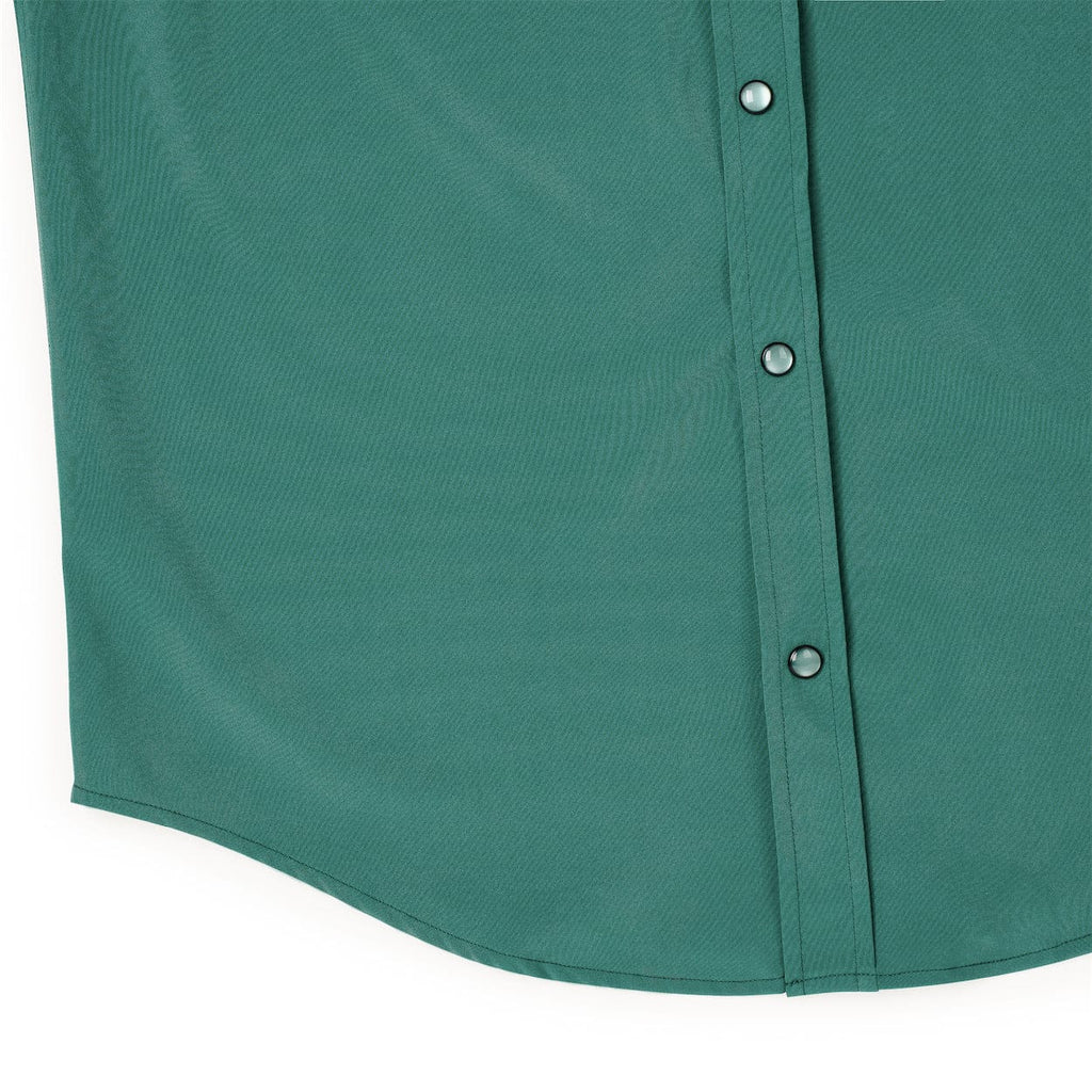 RSVLTS Desert King Roper Short Sleeve Shirt in Green — detail 4