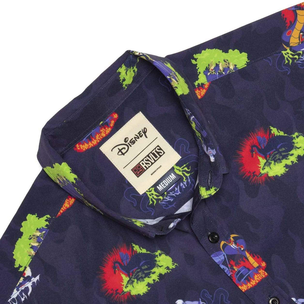RSVLTS Evil Moments KUNUFLEX Short Sleeve Shirt in Purple — detail 5