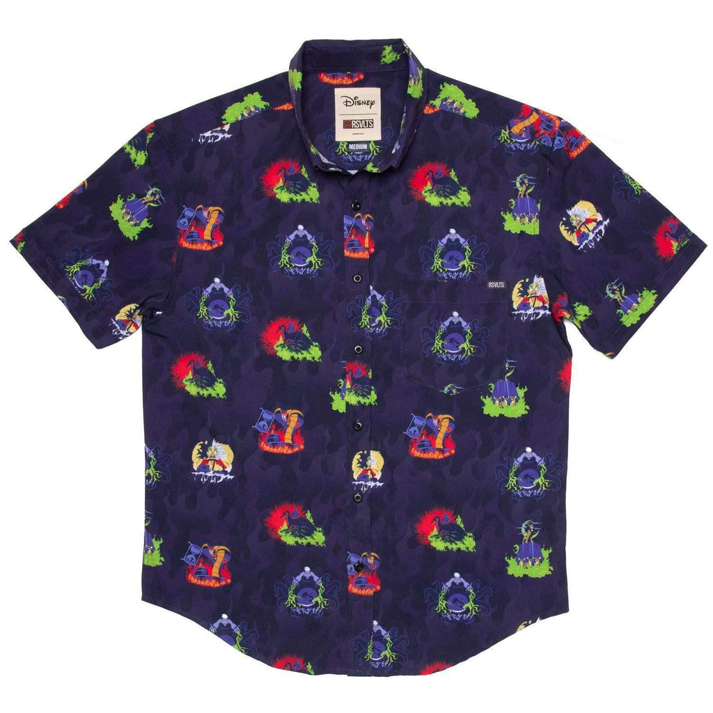 RSVLTS Evil Moments KUNUFLEX Short Sleeve Shirt in Purple — detail 2