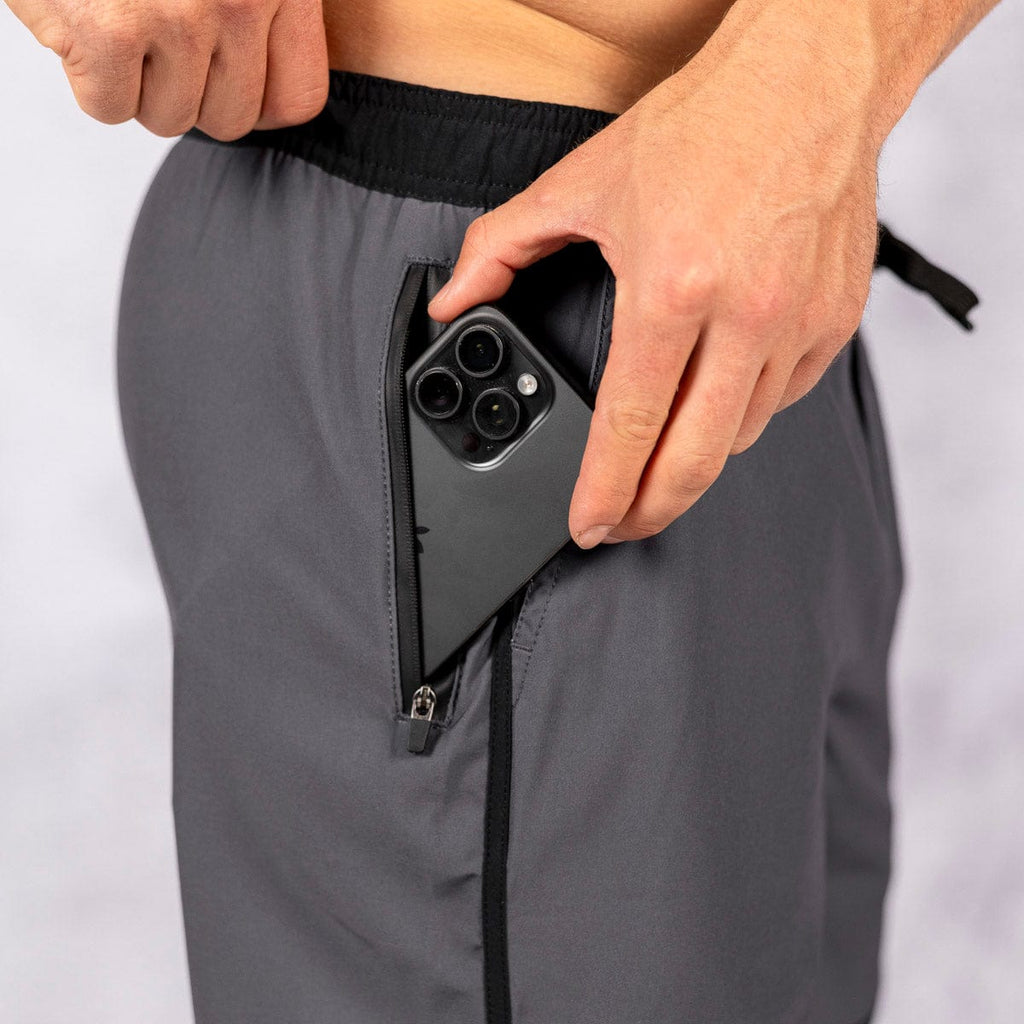 RSVLTS Iron Gate V2 Lined Training Shorts in Gray — detail 6