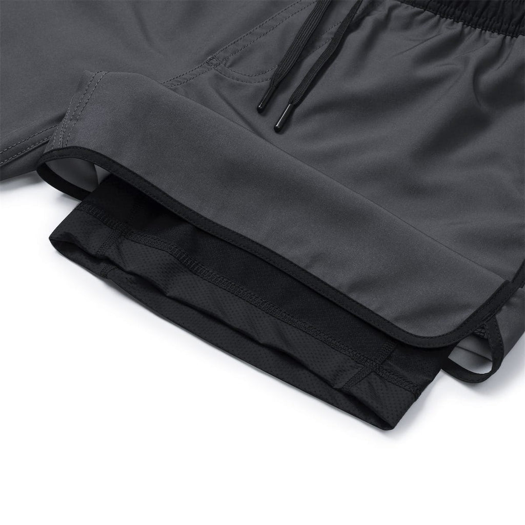 RSVLTS Iron Gate V2 Lined Training Shorts in Gray — detail 5