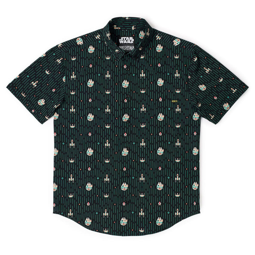 RSVLTS Rebel Rides KUNUFLEX Short Sleeve Shirt in Black — detail 9