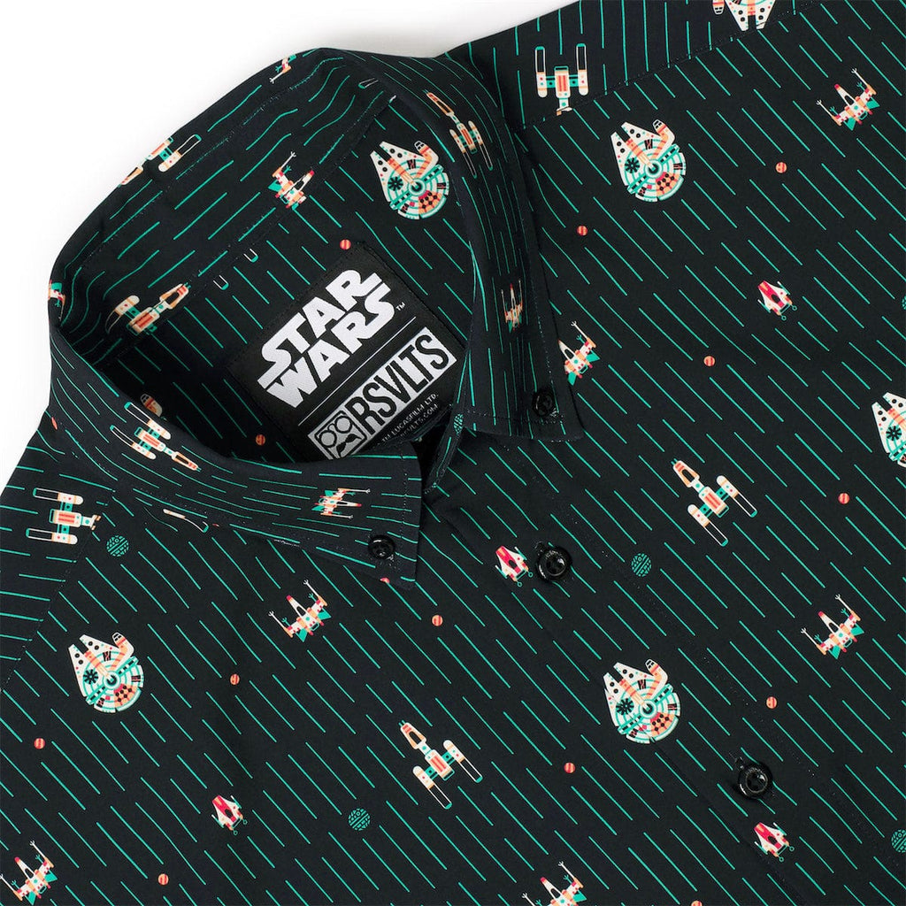 RSVLTS Rebel Rides KUNUFLEX Short Sleeve Shirt in Black — detail 11