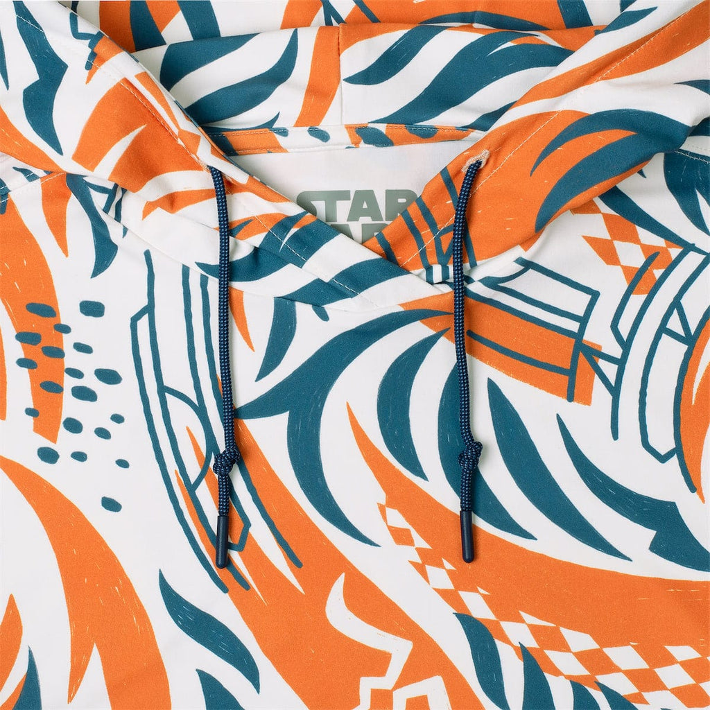 RSVLTS Summer Snips Performance Hoodie in Blue — detail 4